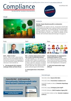 Compliance | Februar 2025 Schwerpunkt Finance